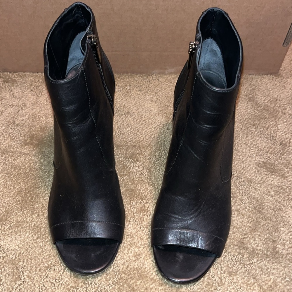 Vince Open Toe Platform Booties - image 2